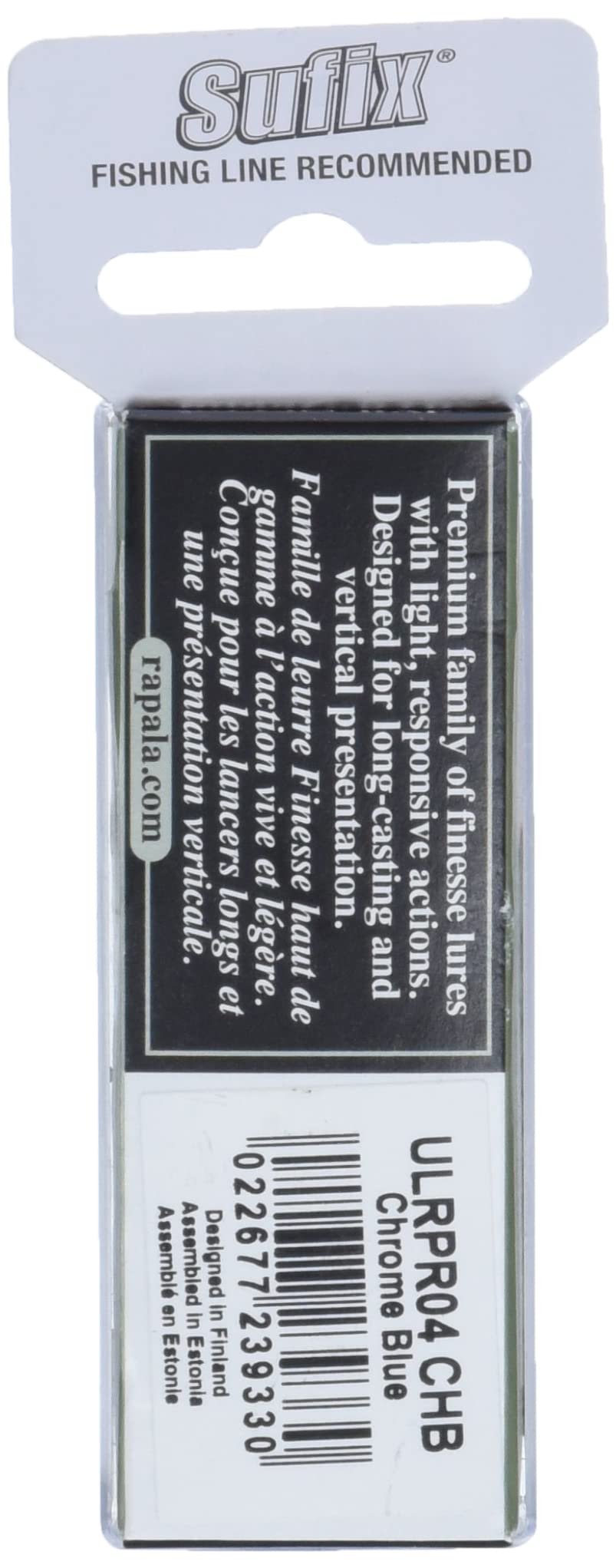 Packaging image shows a single Rapala lure ready for fishing trips.