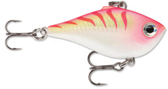 Rapala Ultra Light Rippin' Rap 04 Pink Tiger UV lure with vibrating action for accuracy in clear water