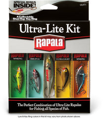 Rapala Ultra Lite Lure Kit — Original Floating lure for delicate casts and versatile small-fish fishing.