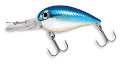 Rapala Wiggle Wart MadFlash 05 lure front view with blue chrome orange finish for casting