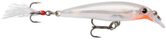 Rapala X-Rap 04 Glass Ghost body with translucent texture and holographic foil