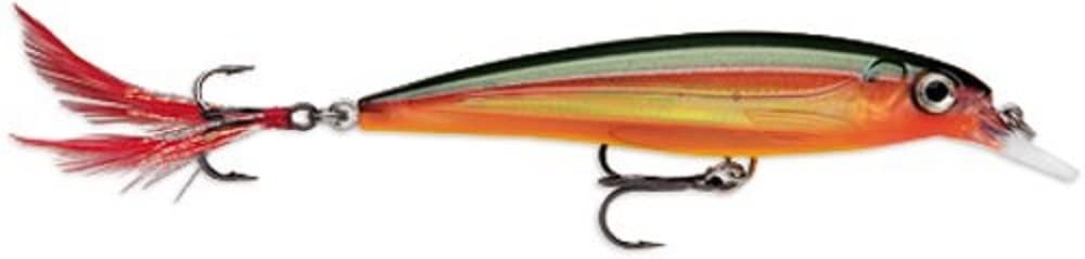 Rapala X-Rap 08 Rusty Crawdad jerkbait with lifelike flash for long casts