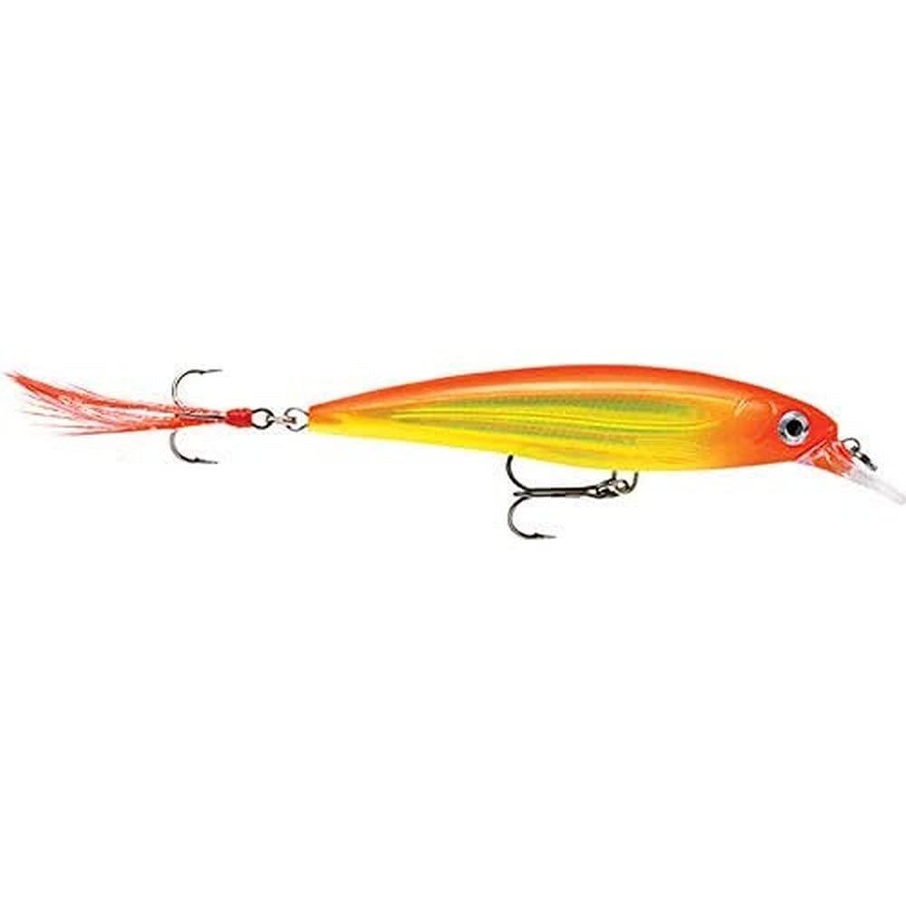 Rapala X-Rap 10 Hot Head front view shows textured translucent body for lifelike action.