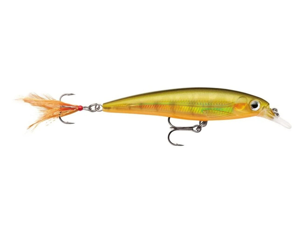 Rapala X-Rap 10 River Perch lure side view, tuned for responsive river jigging.