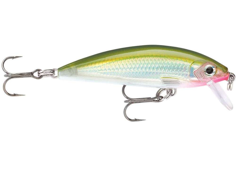 Rapala X-Rap Countdown 05 Olive Green closeup highlighting olive finish