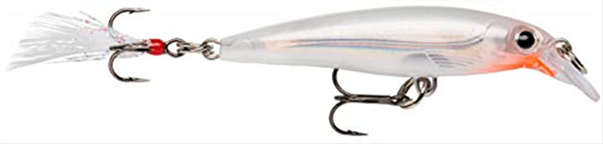 Rapala X-Rap Jerkbait 06 Glass Ghost with textured translucent body and holographic foil for long casts