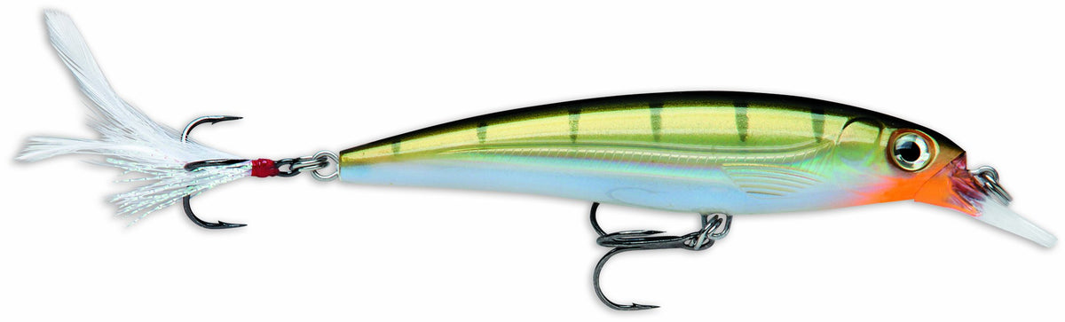 Rapala X-Rap Jerkbait 08 Yellow Perch for long casts and versatile action.