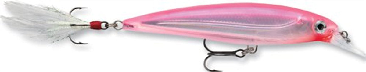 Rapala X-Rap Jerkbait 10 in hot pink delivers aggressive action and long casts to trigger strikes