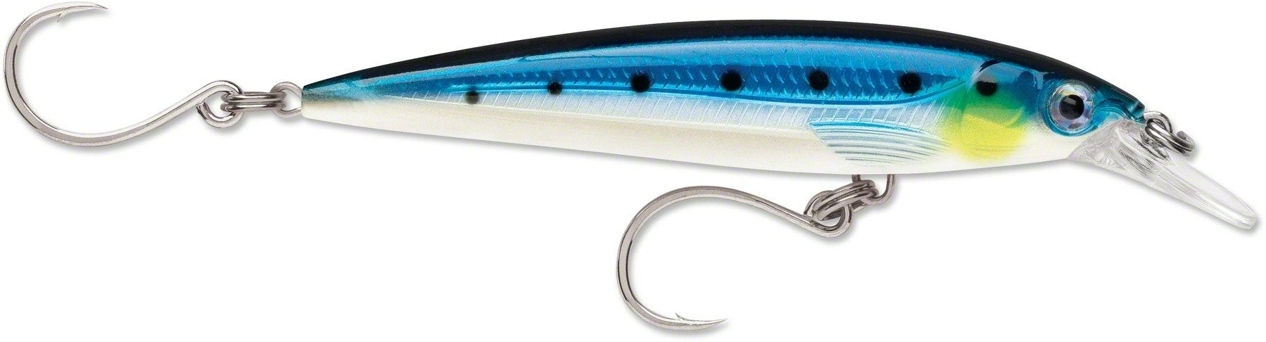 Rapala X-Rap Long Cast 12 Blue Sardine side view, ideal for versatile angling.