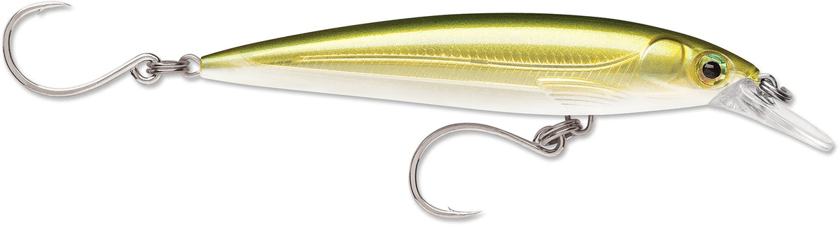 Rapala X-Rap Long Cast 12 olive green lure ready for long casts and targeted catches