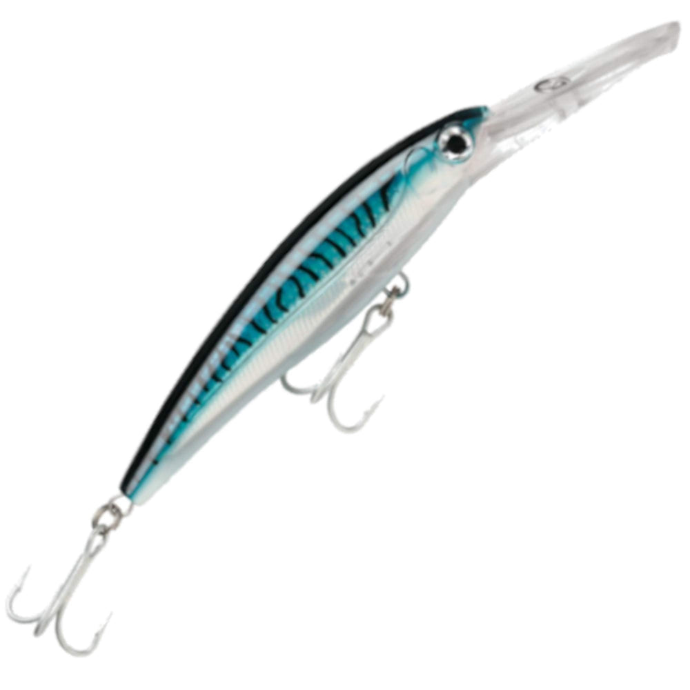 Rapala X-Rap Magnum 10 lure in Silver Blue Mackerel with deep-diving action for big-game fishing