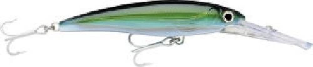 Rapala X-Rap Magnum 10 yellowfin tuna lure with deep lip for deep-water trolling.