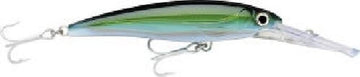 Rapala X-Rap Magnum 10 yellowfin tuna lure with deep lip for deep-water trolling.