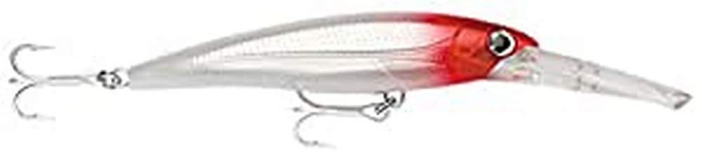 Rapala X-Rap Magnum 20 redhead in-water lure with deep-diving action for big game fish.