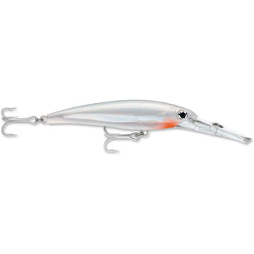 Rapala X-Rap Magnum 40 Glass Ghost front view, translucent lure designed for larger freshwater fish.