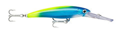 Rapala X-Rap Magnum 40 Yellow Fusilier UV front view for high-visibility water-column targeting.