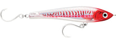 Rapala X-Rap Magnum Stick jerkbait front view in HD Red Head UV for offshore casting.