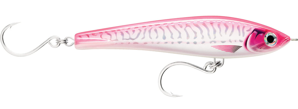 Rapala X-Rap Magnum Stick front view highlighting hot pink UV color for long casts.