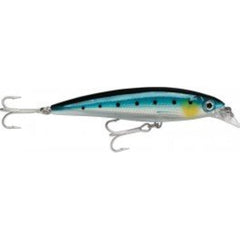 Rapala X-Rap Saltwater 10 Blue Sardine detail close-up reveals holographic inserts