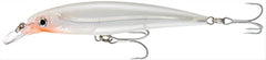 Rapala X-Rap Saltwater 12 Glass Ghost front view, lifelike lure for saltwater angling.