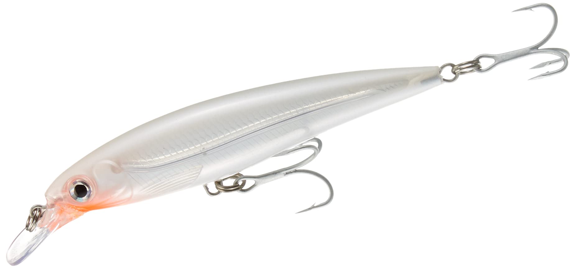 Rapala X-Rap Saltwater 12 Glass Ghost in-water shot demonstrates reflective finish in action.