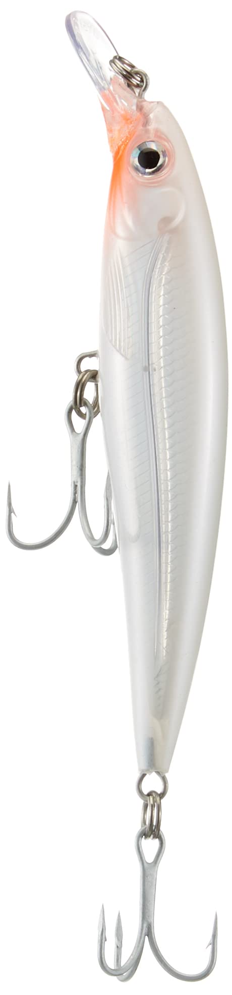 Rapala X-Rap Saltwater 12 Glass Ghost rear-angle shows durable construction for rugged waters.