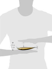 Rapala X-Rap bunker holographic insert enhances visibility for long casts and strikes.