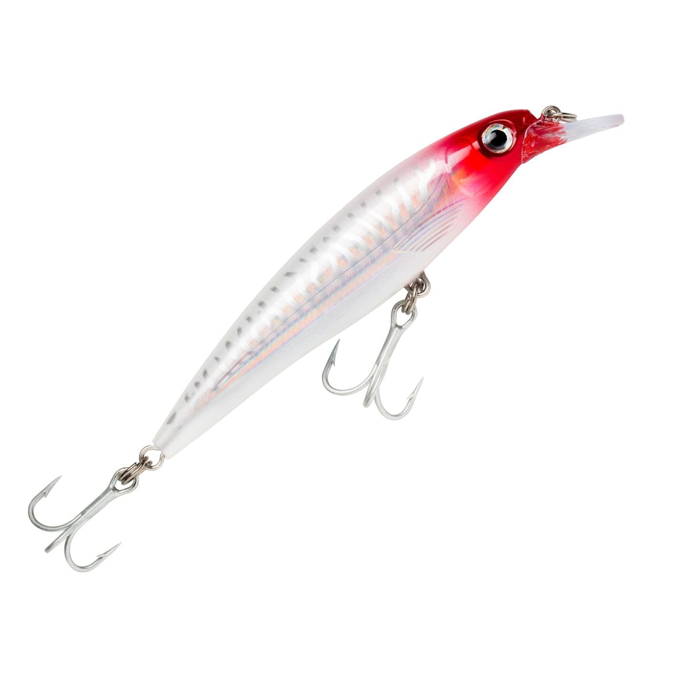 Rapala X-Rap Saltwater Lure with Red Head UV for powerful saltwater casting.