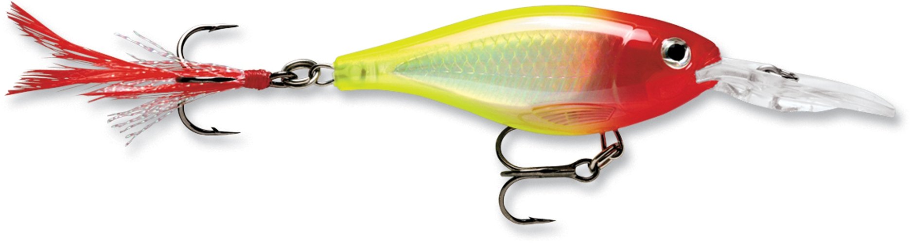 Rapala X-Rap Shad 06 Clown lure delivering long casts and lifelike shad action for versatile fishing
