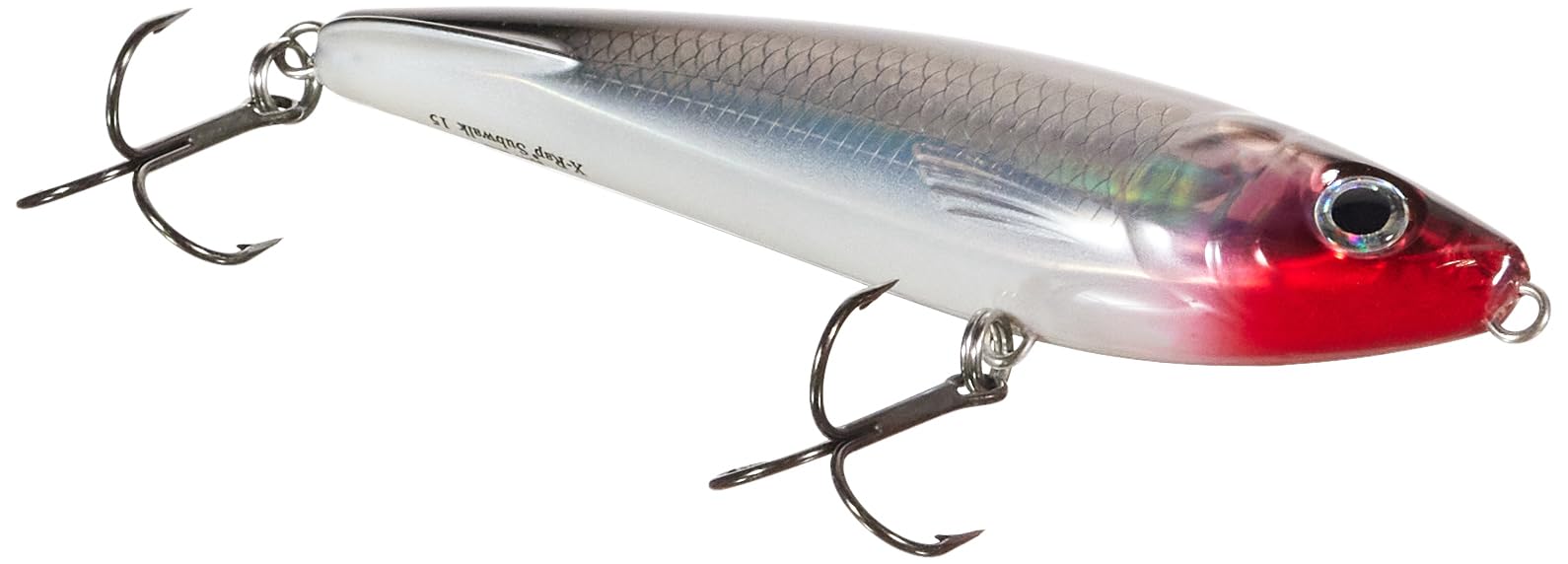 Rapala X-Rap SubWalk 15 Silver underwater action with slow-sink pause.