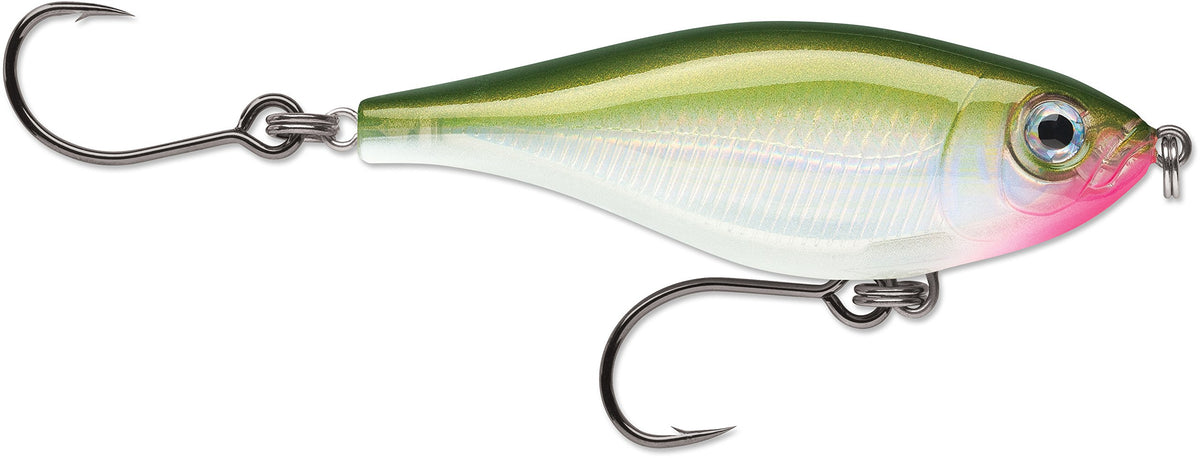 Rapala X-Rap Twitchin' Mullet 08 Olive Green lure ideal for freshwater fishing