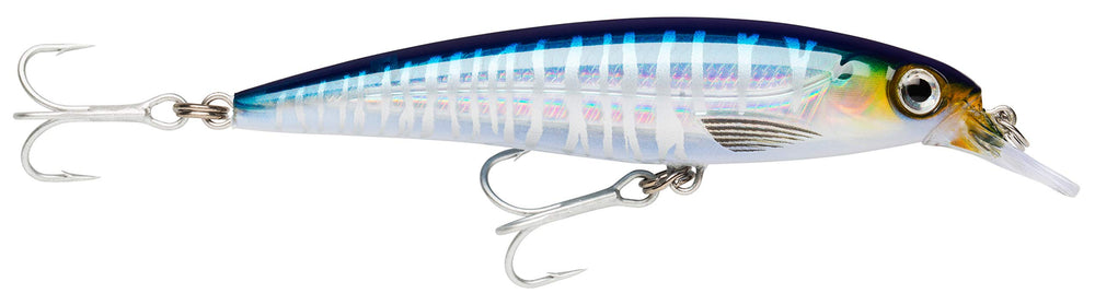 Rapala X-RapSaltwater lure with Wahoo UV finish, ideal for tuna, mackerel, and bass.