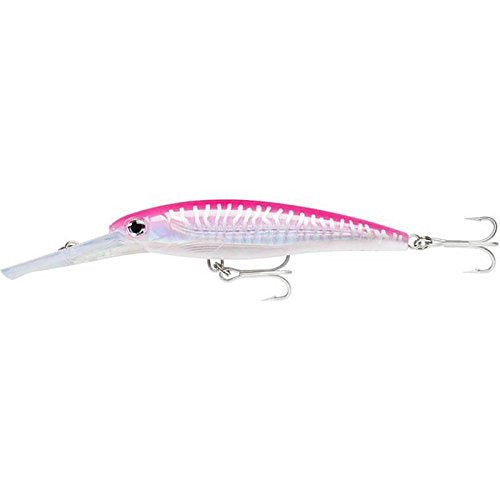 Rapala X-Rap Magnum 40 Hot Pink UV lure close-up showing vivid color for predators