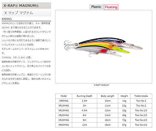 Rapala XR30MAG Big Icequad hook close-up with corrosion‑resistant 3X hooks