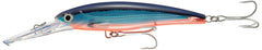 Rapala XR40MAG-BFU minnow lure in blue fusilia UV for high visibility.
