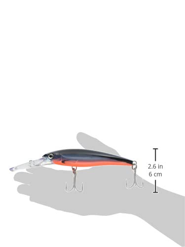 Rapala XR40MAG-BFU minnow lure body detail highlighting durable design.