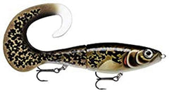 Rapala X-Rap OTUS XROU25 ARB lure front view with an emphasis on the ABS body and soft PVC tail