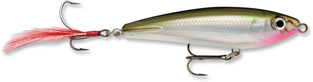 Rapala X-Rap SubWalk 09 olive green lure enables subsurface walk-the-dog action for shallow-water bites
