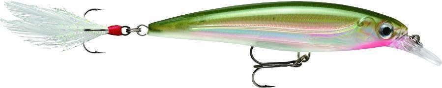 Rapala X-Rap 12 Silver angled rear view suggesting Slashbait action on retrieves