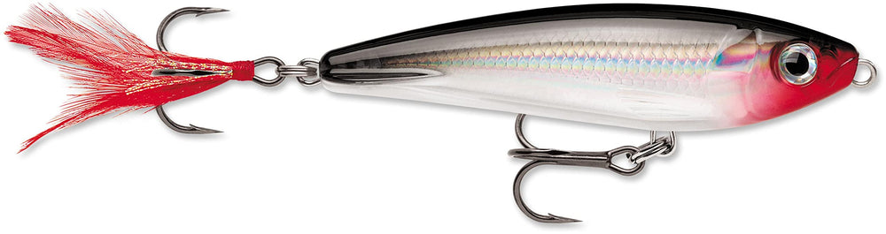 Rapala X-Rap Subwalk 09 Silver front view highlighting reflective finish for bass.