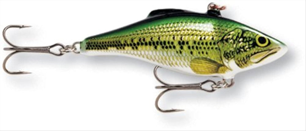 Rapala Rattlin 05 fishing lure Baby Bass size 2 lipless wobble lure with VMC hooks