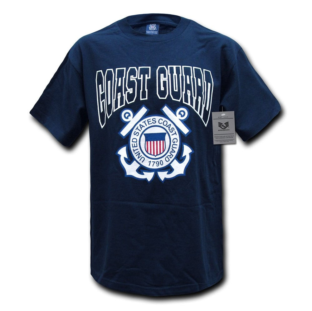 Rapid Dominance men's classic hunting shirt navy - front screen print for everyday wear.