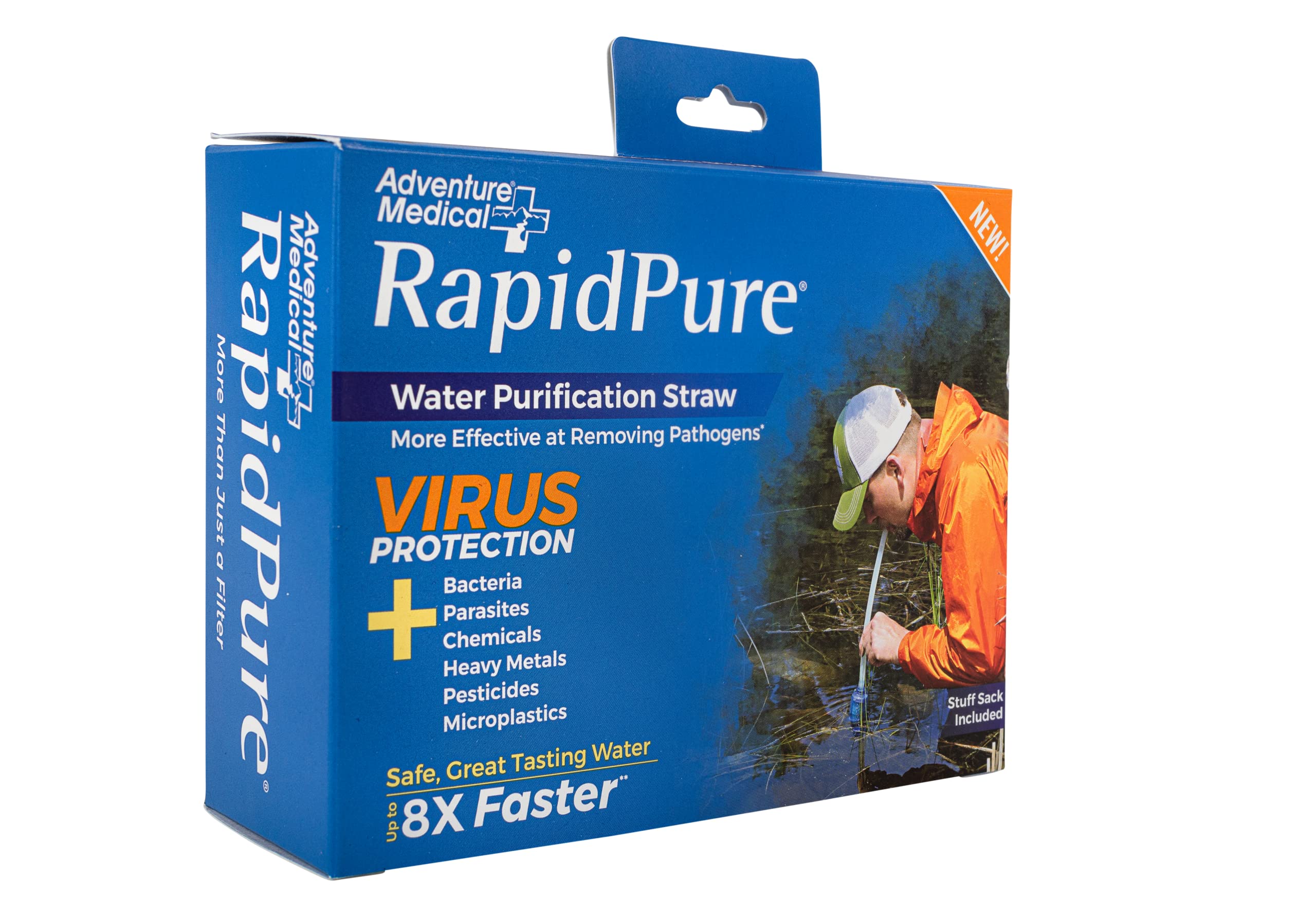 RapidPure Pioneer Straw features UltraCeram for advanced purification.