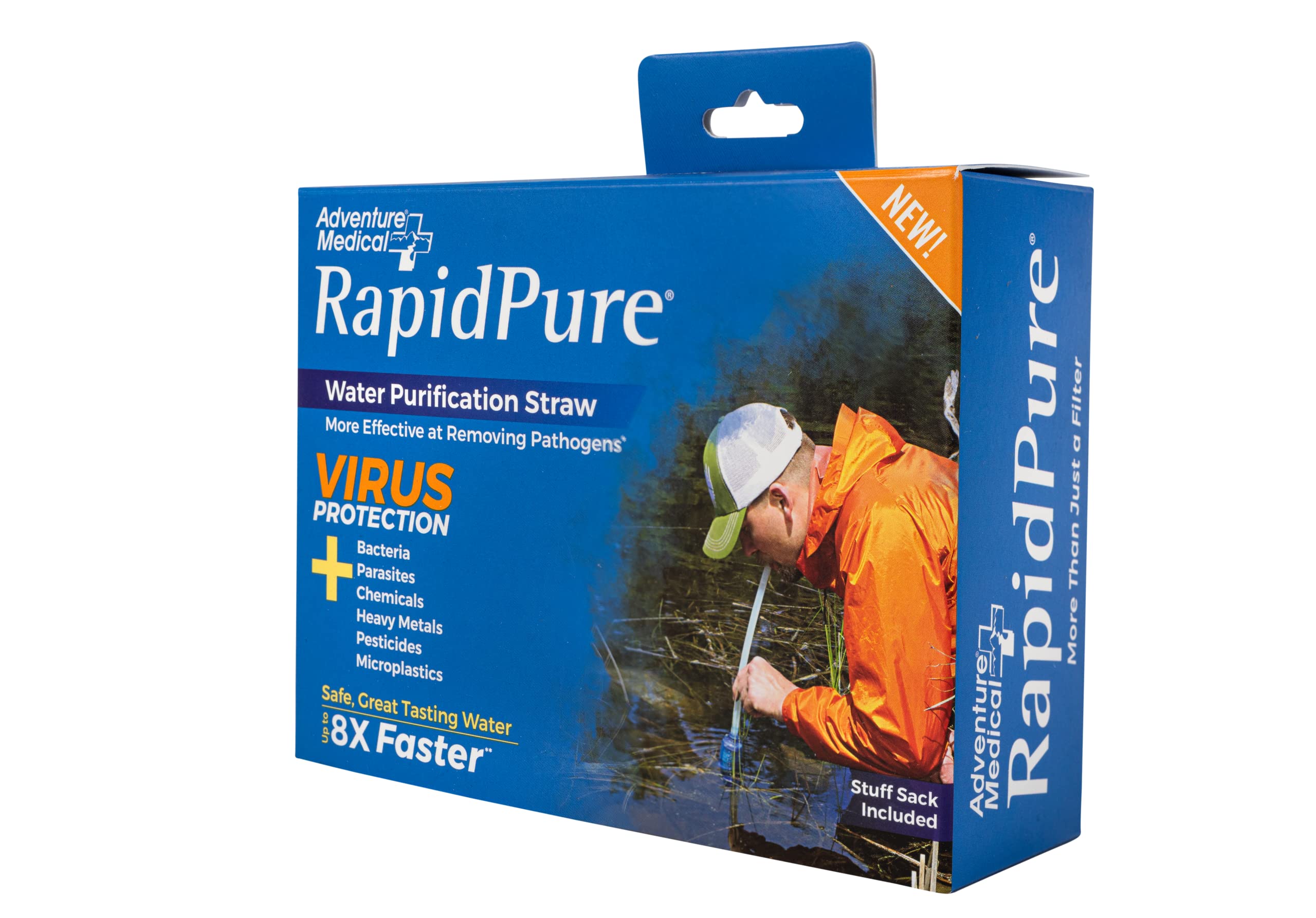 RapidPure Pioneer Straw is ultralight and pocket-ready for hikes.