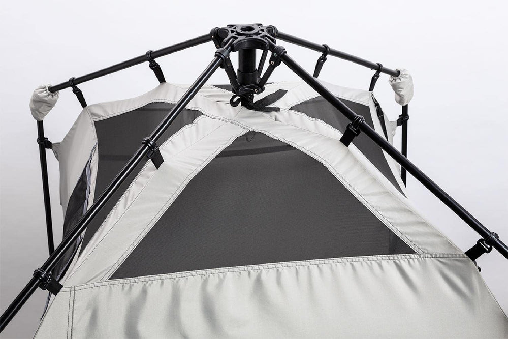 RAPIDSHELTER Caddis Rapid Privacy Shelter heavy-duty steel frame for durability.