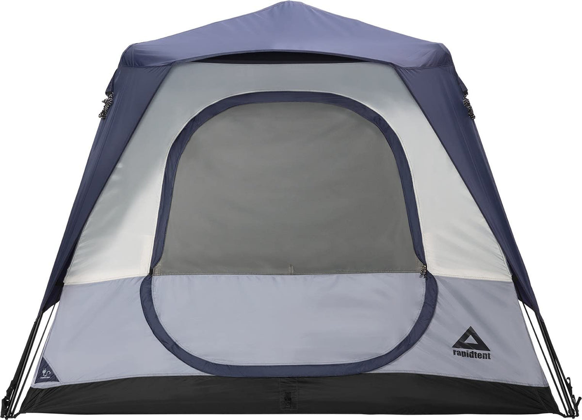 RAPIDSHELTER Caddis Rapid4 pop-up setup demonstrates fast, effortless tent assembly for busy outdoor days.