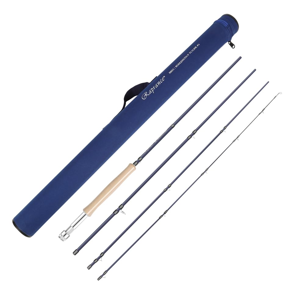 Raprance 4wt fly rod—medium-fast action enables fast line speed and accuracy.