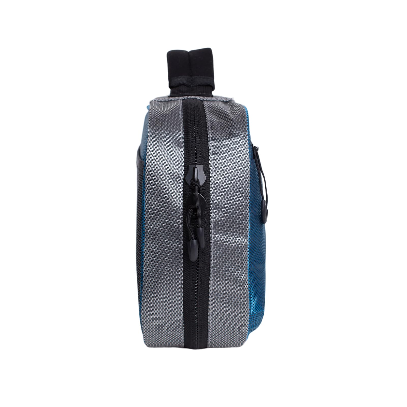 Blue Raprance tackle binder organized for fishing gear