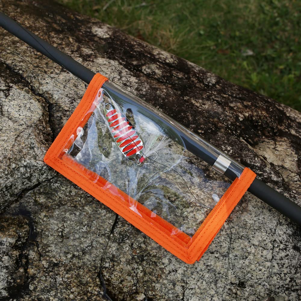 Close-up of the 3mm clear PVC window on the wrap