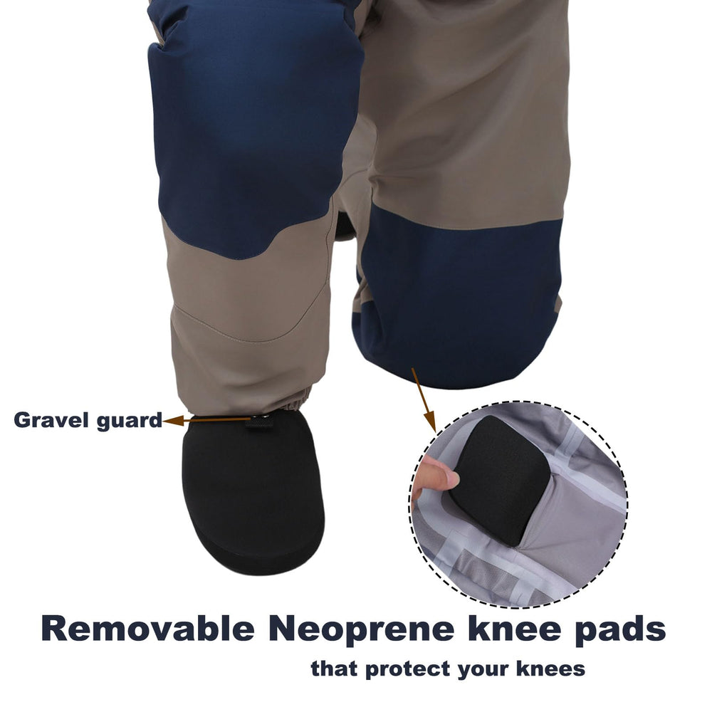 Anatomically engineered 4 mm neoprene stockingfeet for comfort